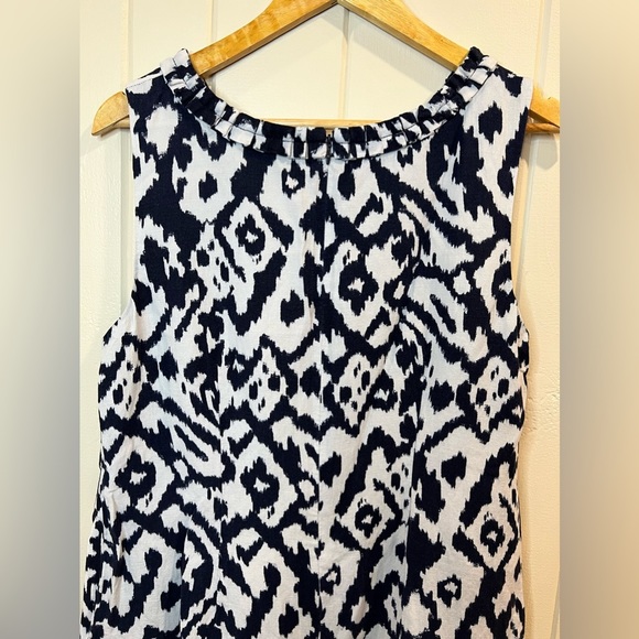 LOFT Dresses & Skirts - Loft Women’s blue and white shift dress sleeveless